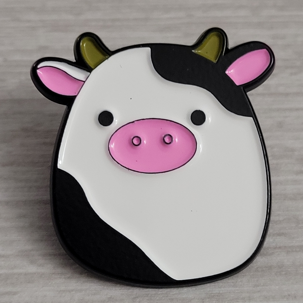 Squishmallow Conner Cow Enamel Pin